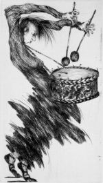 Kaltnadelradierung von Getrude Degenhardt